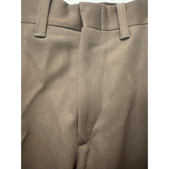 VTG Authentic Knit 100% Polyester Brown Dress Pants Mens 36 USA Made Ban-Rol - Picture 6 of 16